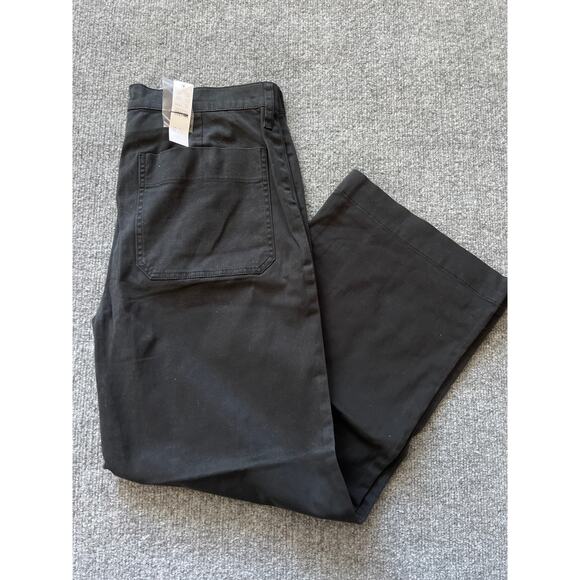 J.Crew Sailor Slim Wide-Leg Chino Pants Black Size 30 NWT - Picture 3 of 9